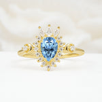 ML07061 Aquamarine Ring - Additional view