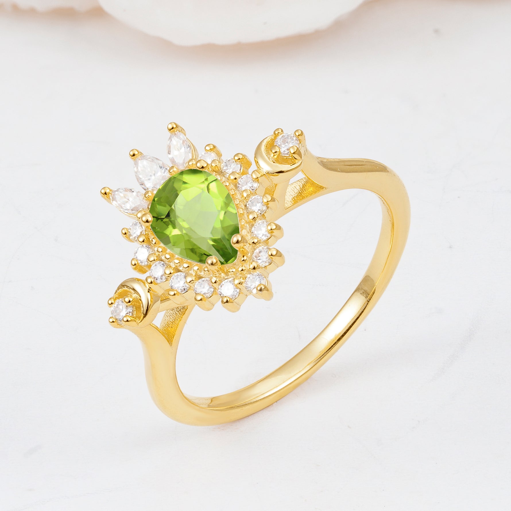 ML07061 Peridot Ring - Additional view