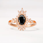ML07062 Black Onyx Ring - Additional view