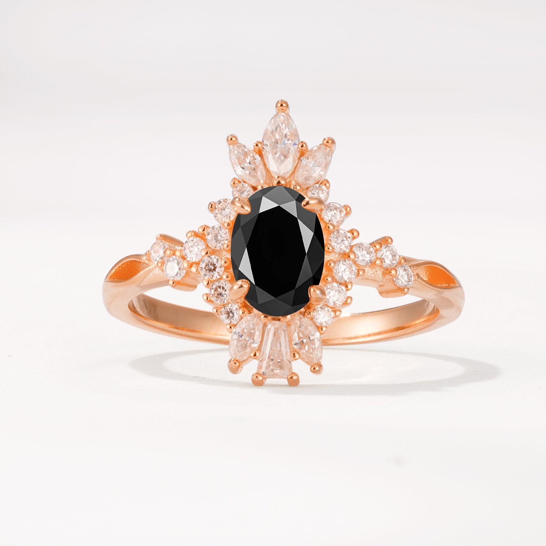 ML07062 Black Onyx Ring - Additional view