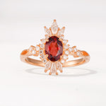 ML07062 Garnet Ring - Additional view