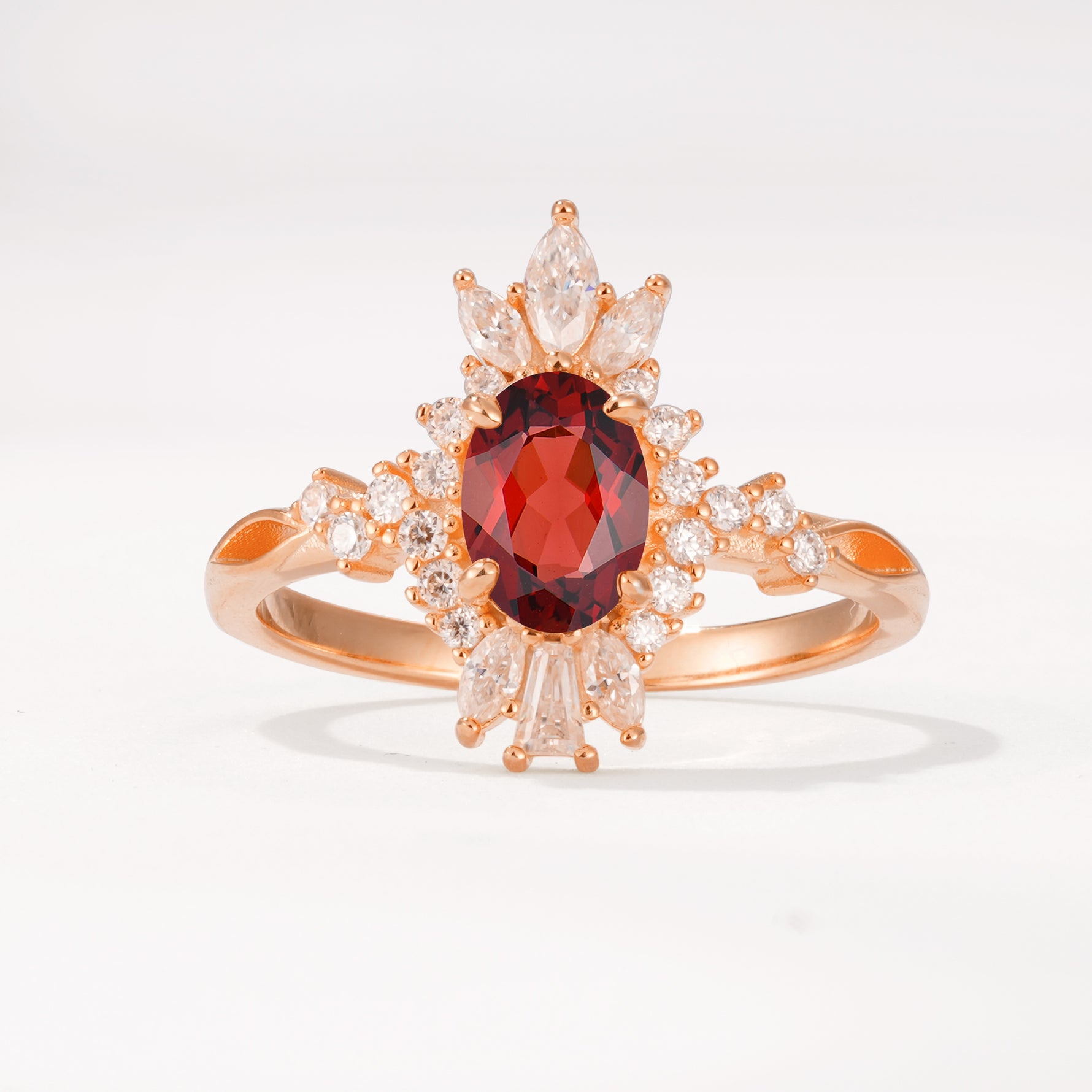 ML07062 Garnet Ring - Additional view