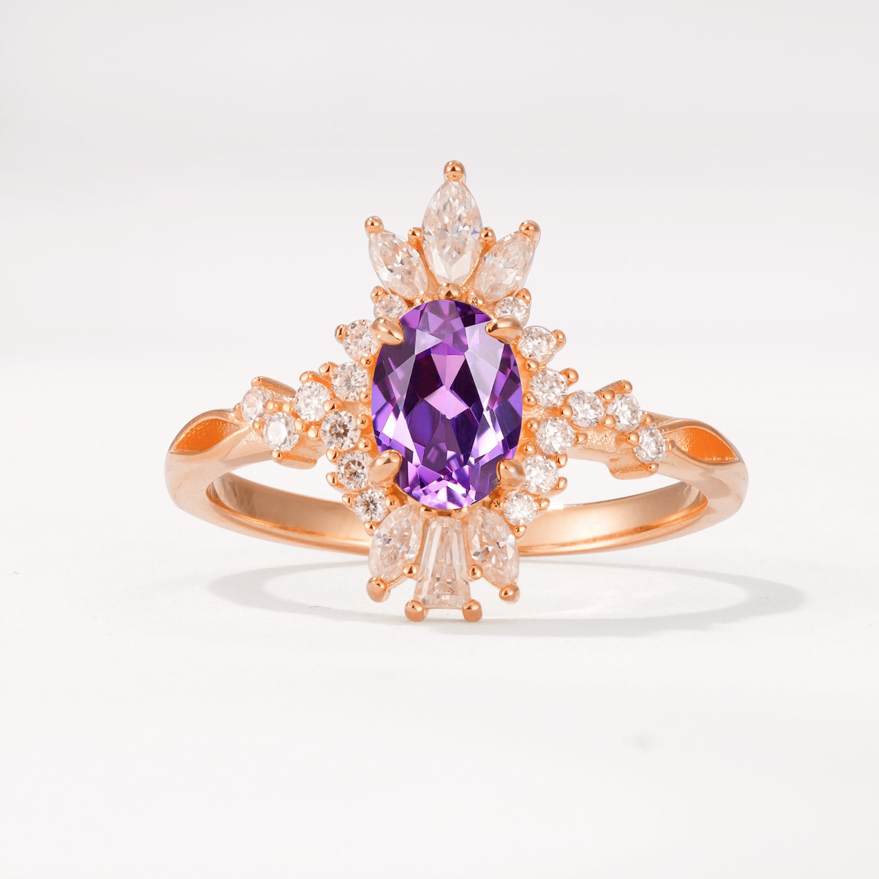 ML07062 Amethyst Ring - Additional view