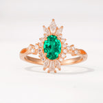 ML07062 Emerald Ring - Additional view