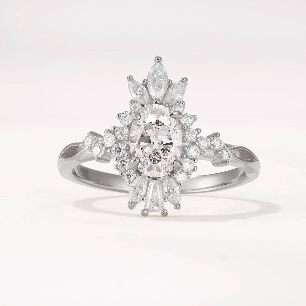 ML07062 Moissanite Ring - Additional view