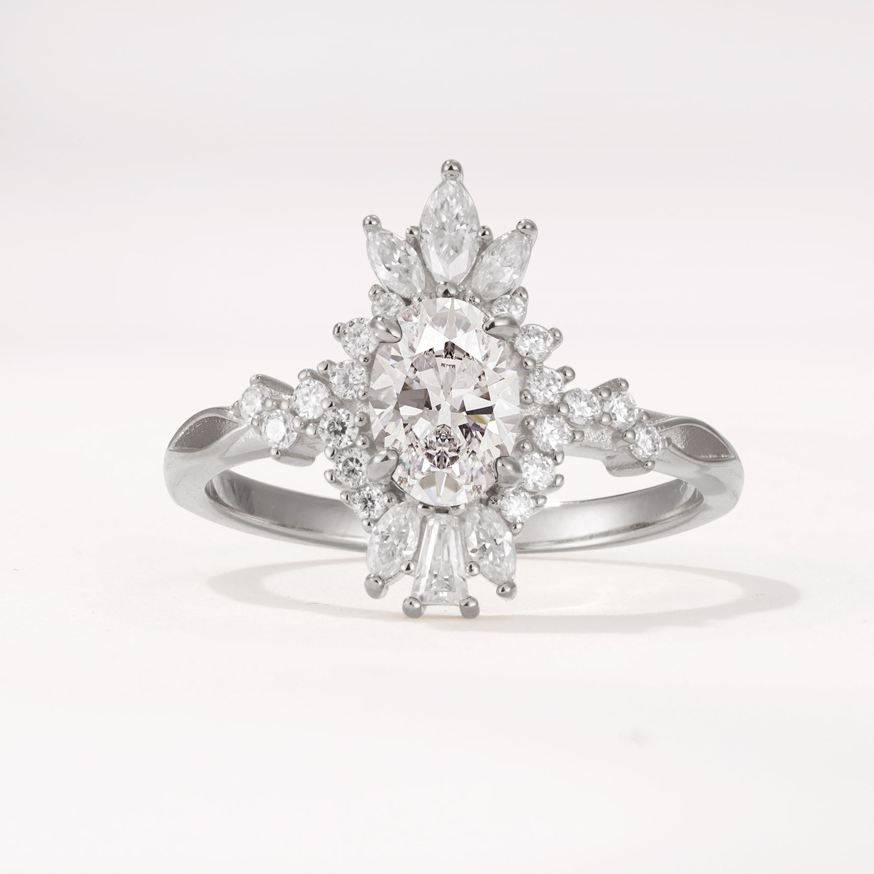 ML07062 Moissanite Ring - Additional view
