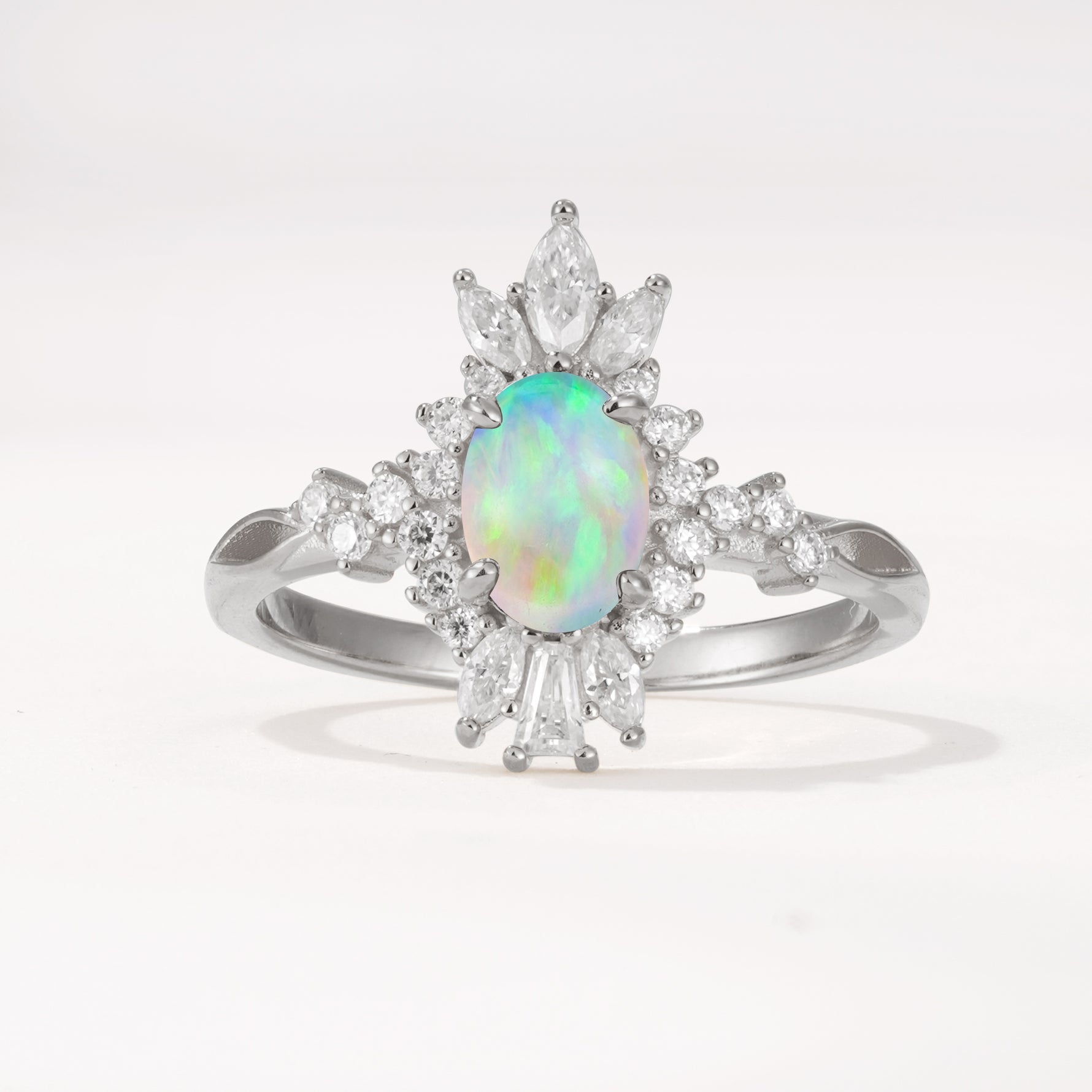 ML07062 Fire Opal Ring - Additional view