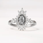 ML07062 Black Rutilated Quartz Ring - Additional view