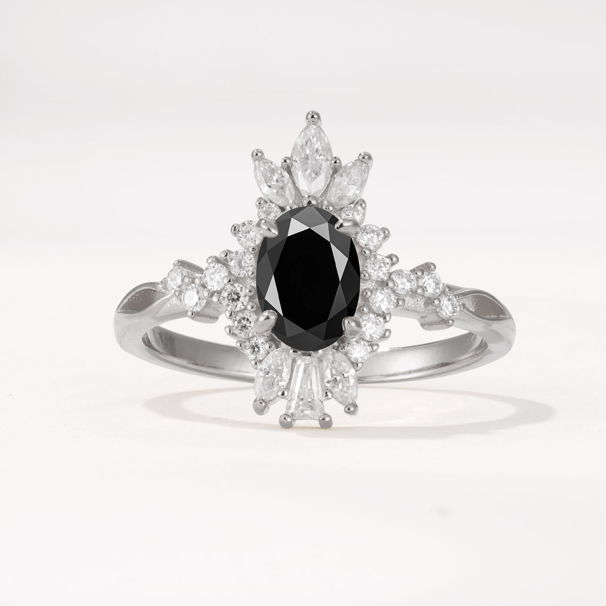 ML07062 Black Onyx Ring - Additional view