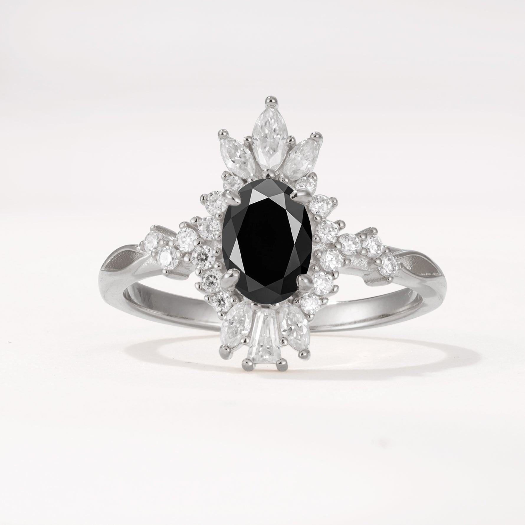 ML07062 Black Onyx Ring - Additional view