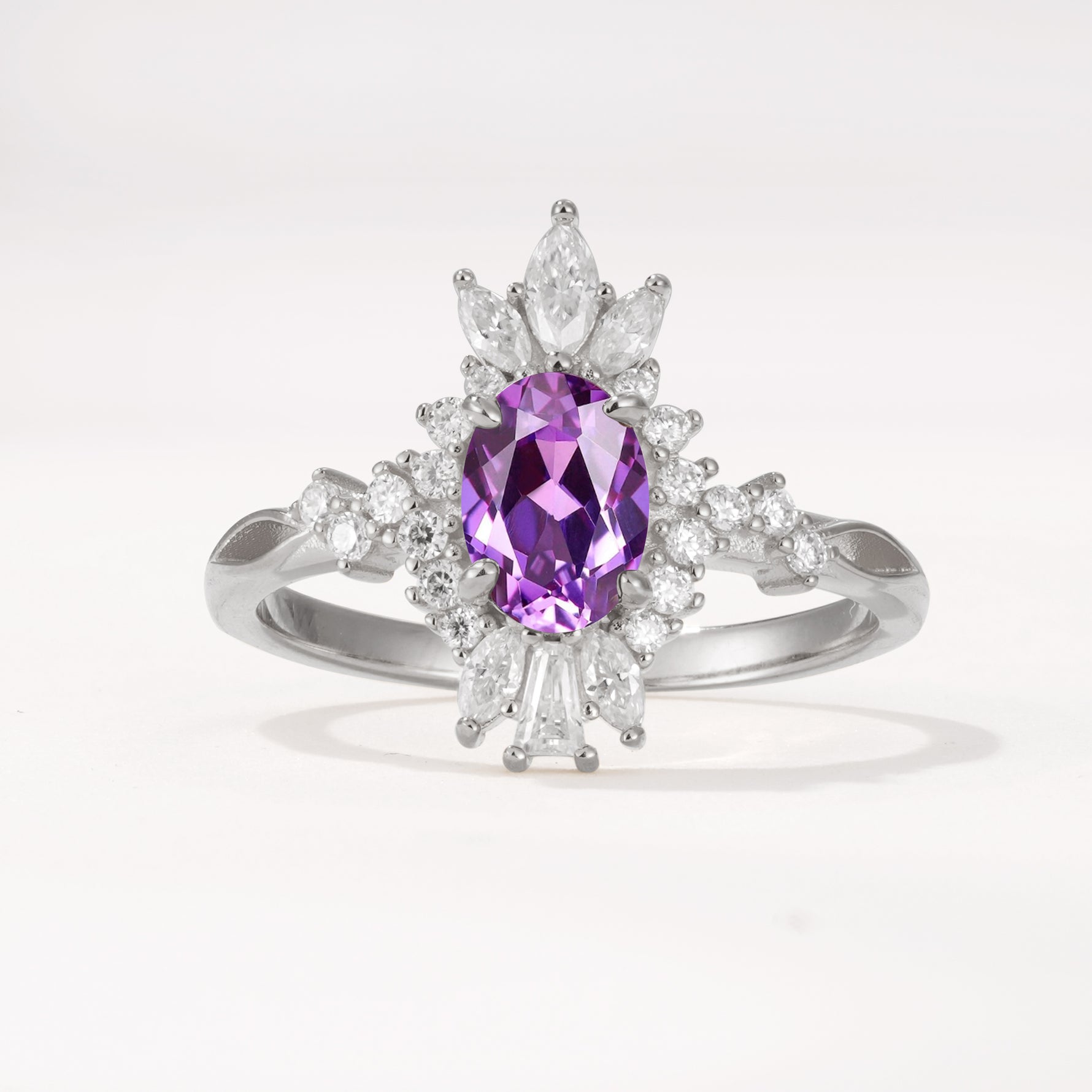 ML07062 Amethyst Ring - Additional view