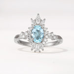 ML07062 Aquamarine Ring - Additional view