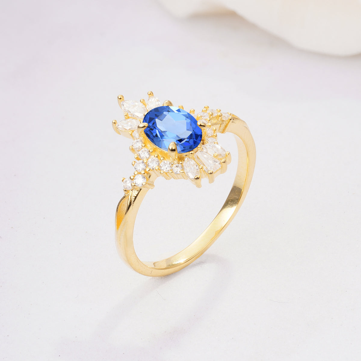ML07062 Sapphire Ring - Additional view
