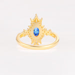 ML07062 Sapphire Ring - Additional view
