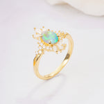 ML07062 Fire Opal Ring - Additional view