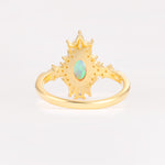 ML07062 Fire Opal Ring - Additional view