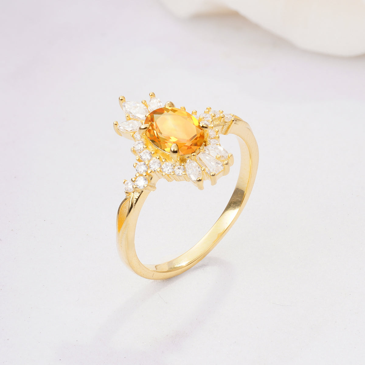 ML07062 Citrine Ring - Additional view