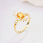 ML07062 Citrine Ring - Additional view