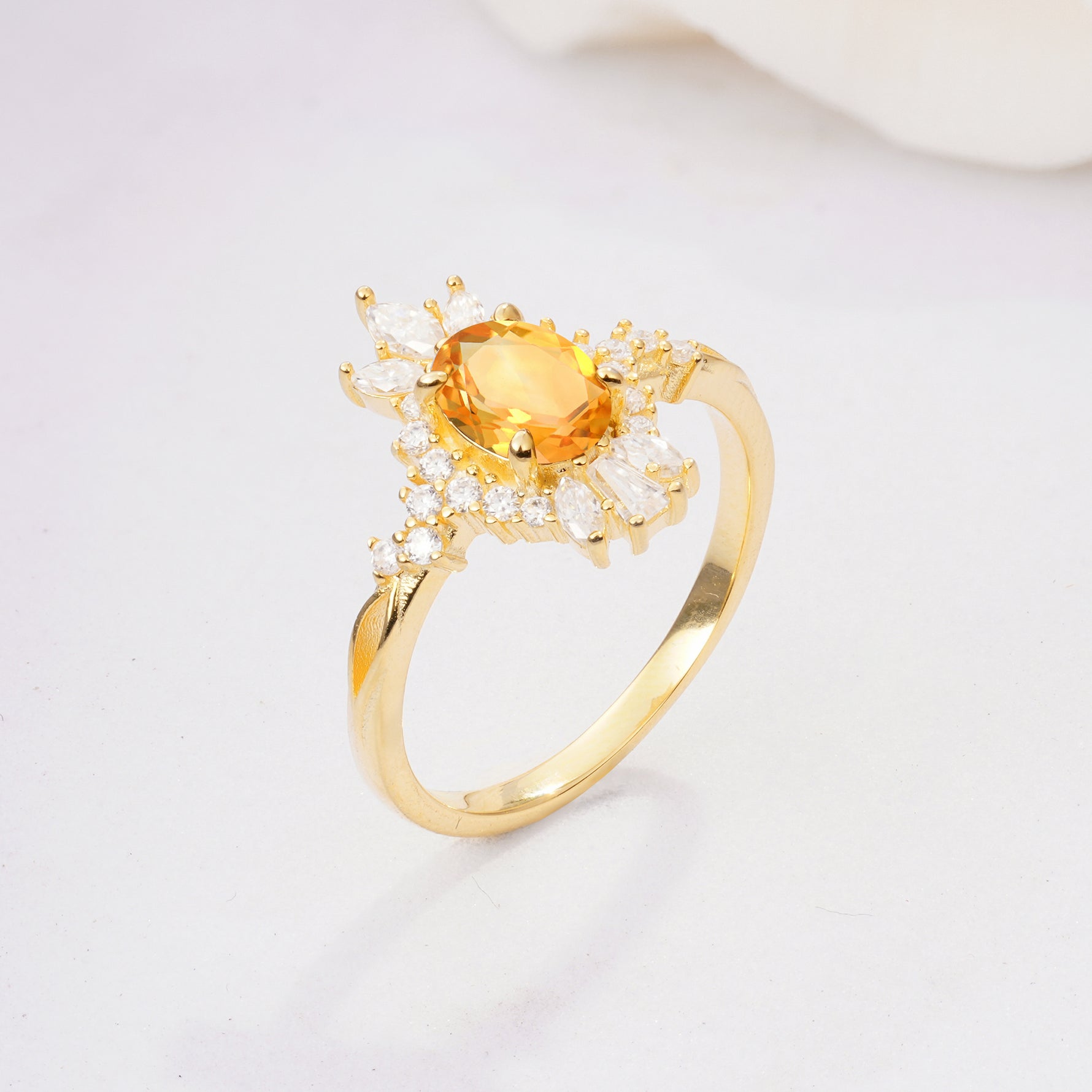 ML07062 Citrine Ring - Additional view