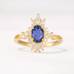ML07062 Tanzanite Ring - Yellow-Gold