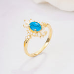 ML07062 Turquoise Ring - Additional view