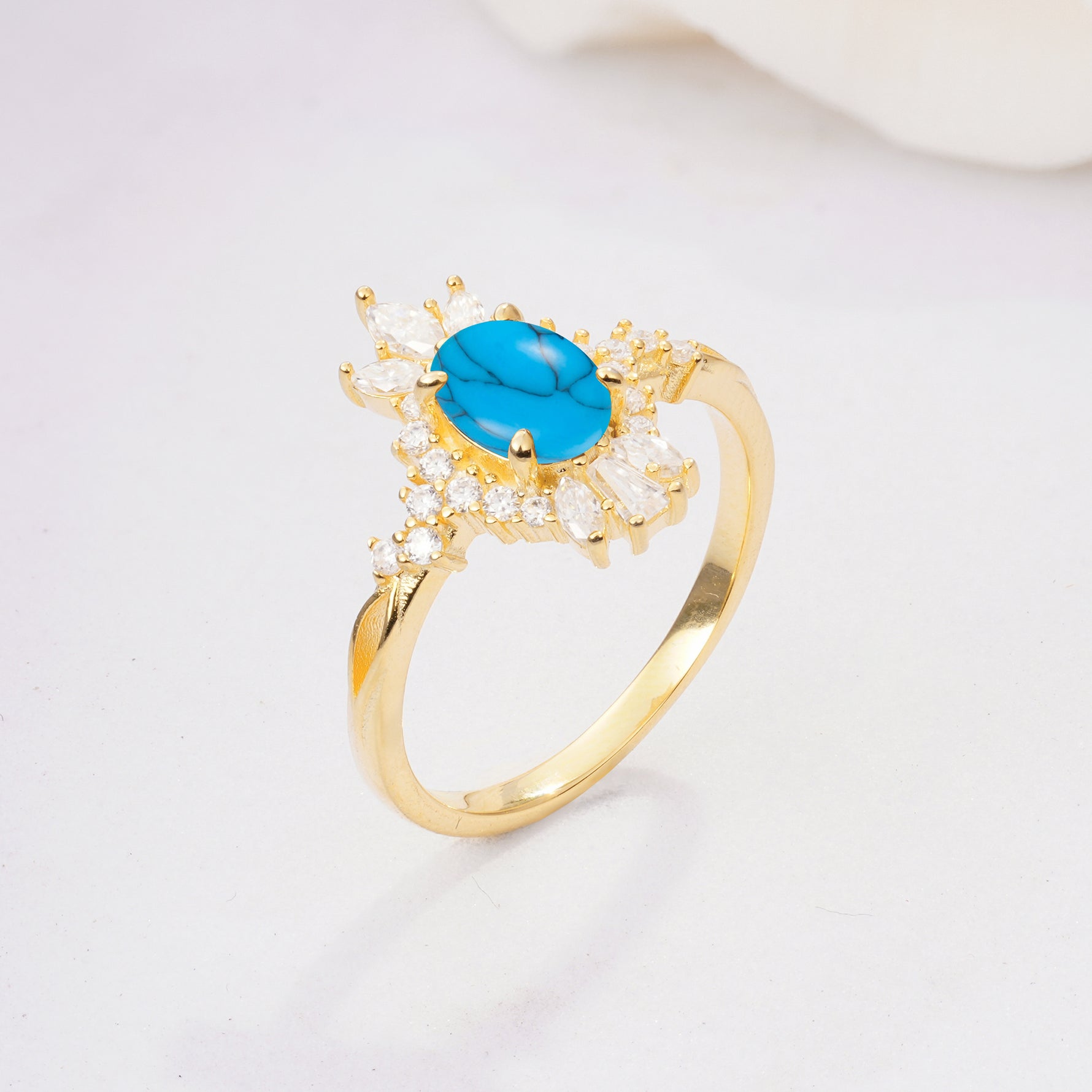 ML07062 Turquoise Ring - Additional view