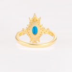 ML07062 Turquoise Ring - Additional view