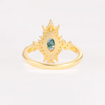 ML07062 Moss Agate Ring - Additional view
