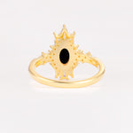 ML07062 Black Onyx Ring - Additional view