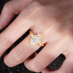 ML07062 Lab Diamond Ring - Rose-Gold