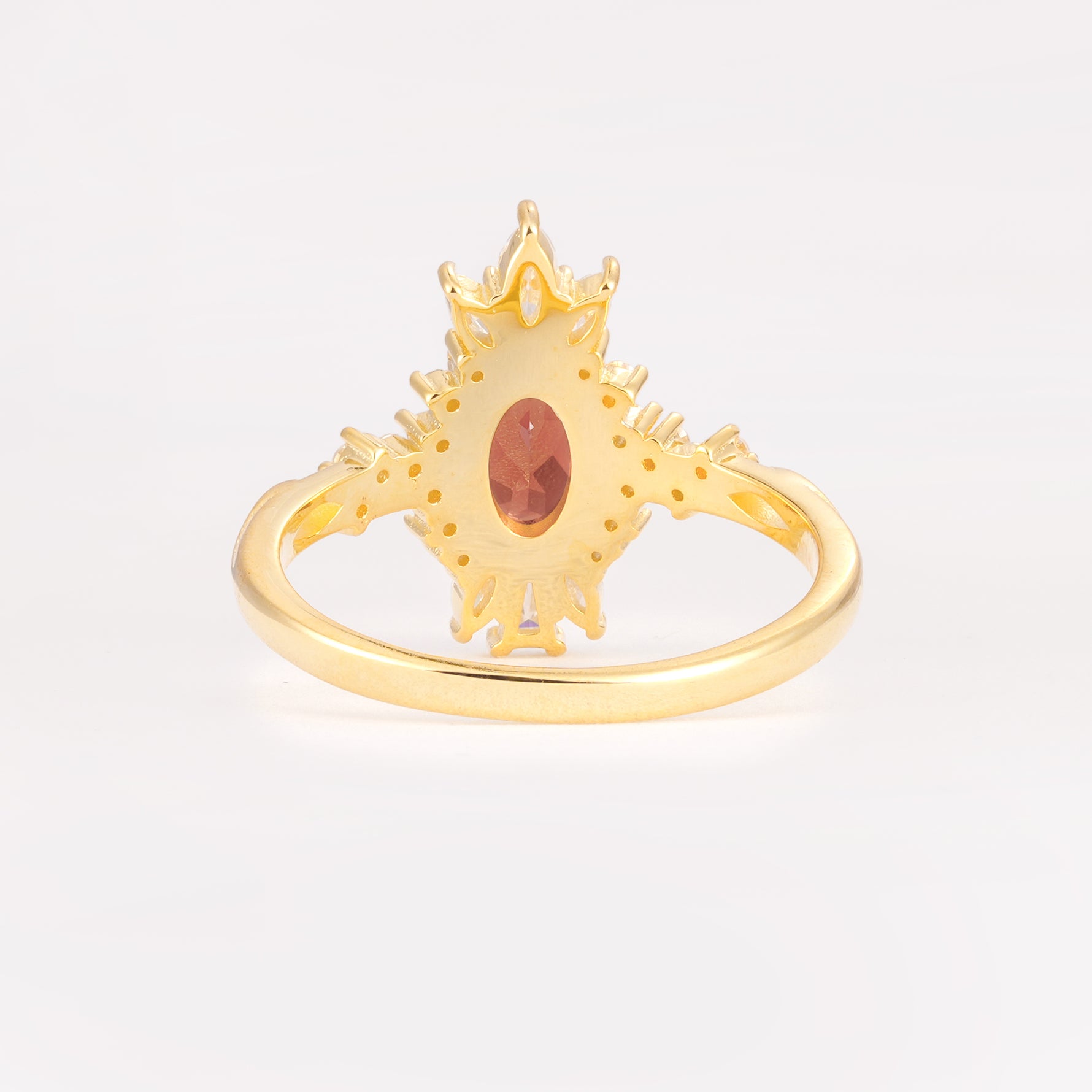 ML07062 Garnet Ring - Additional view
