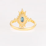 ML07062 Aquamarine Ring - Additional view