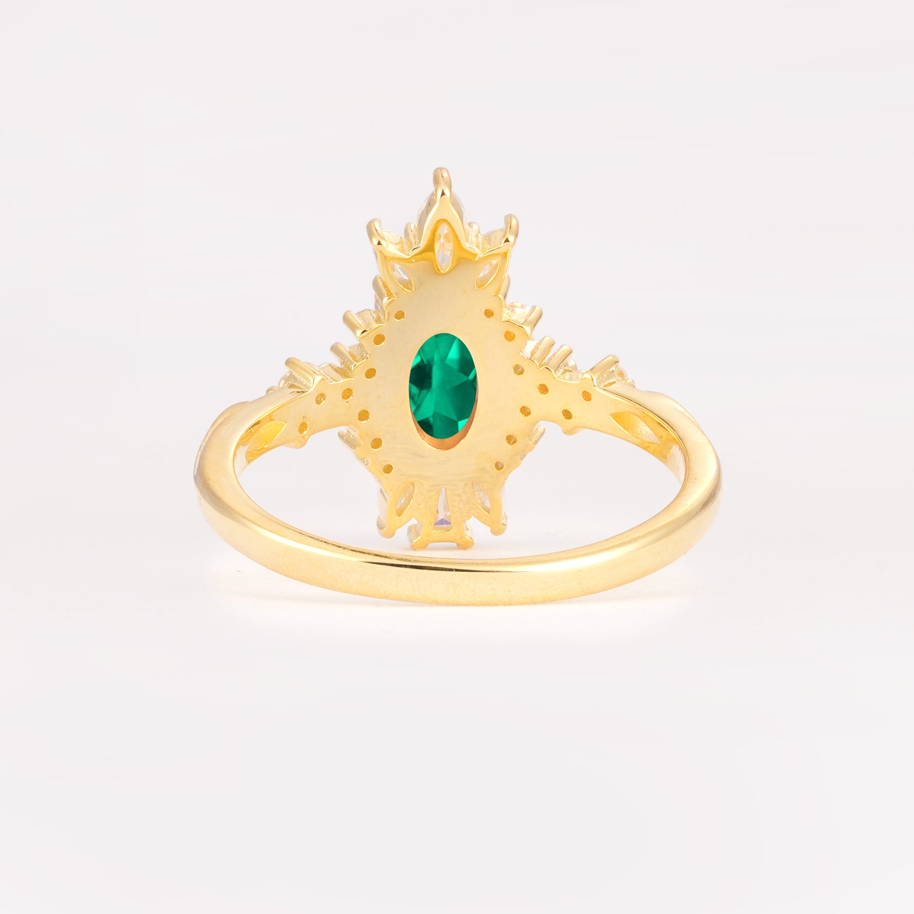ML07062 Emerald Ring - Additional view