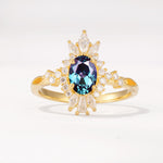 ML07062 Alexandrite Ring - Yellow-Gold
