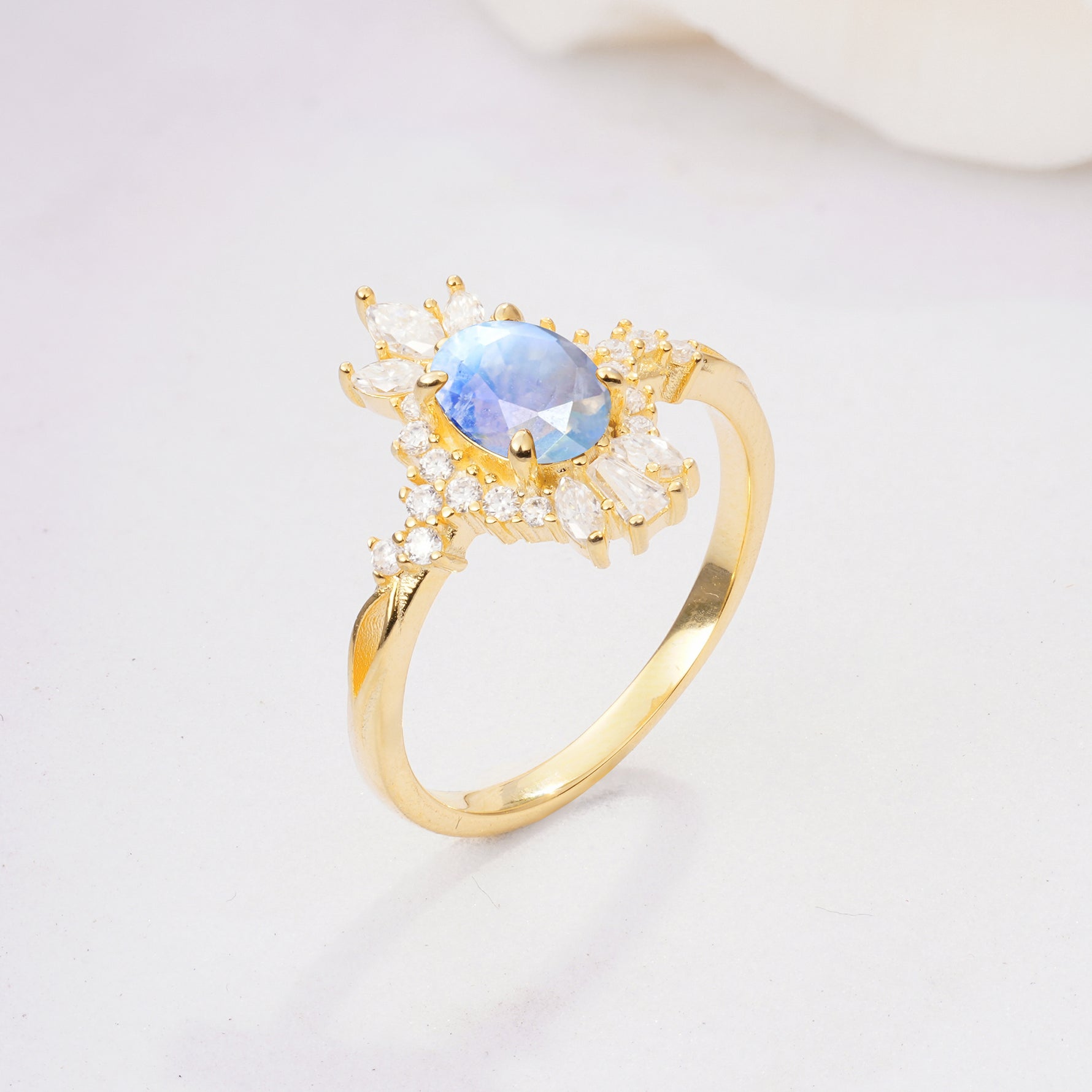 ML07062 Moonstone Ring - Additional view