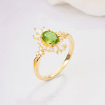 ML07062 Peridot Ring - Additional view