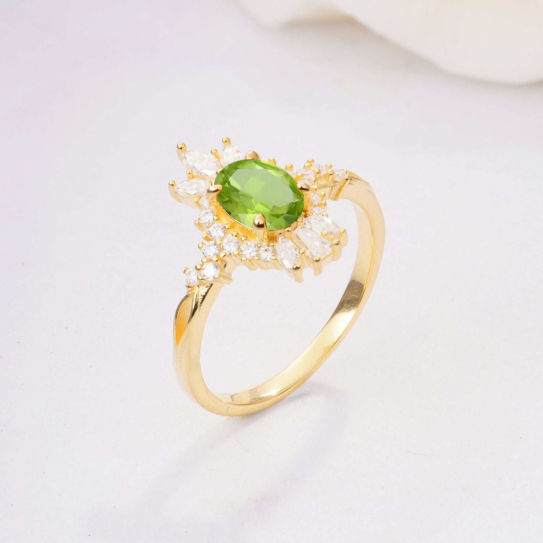 ML07062 Peridot Ring - Additional view