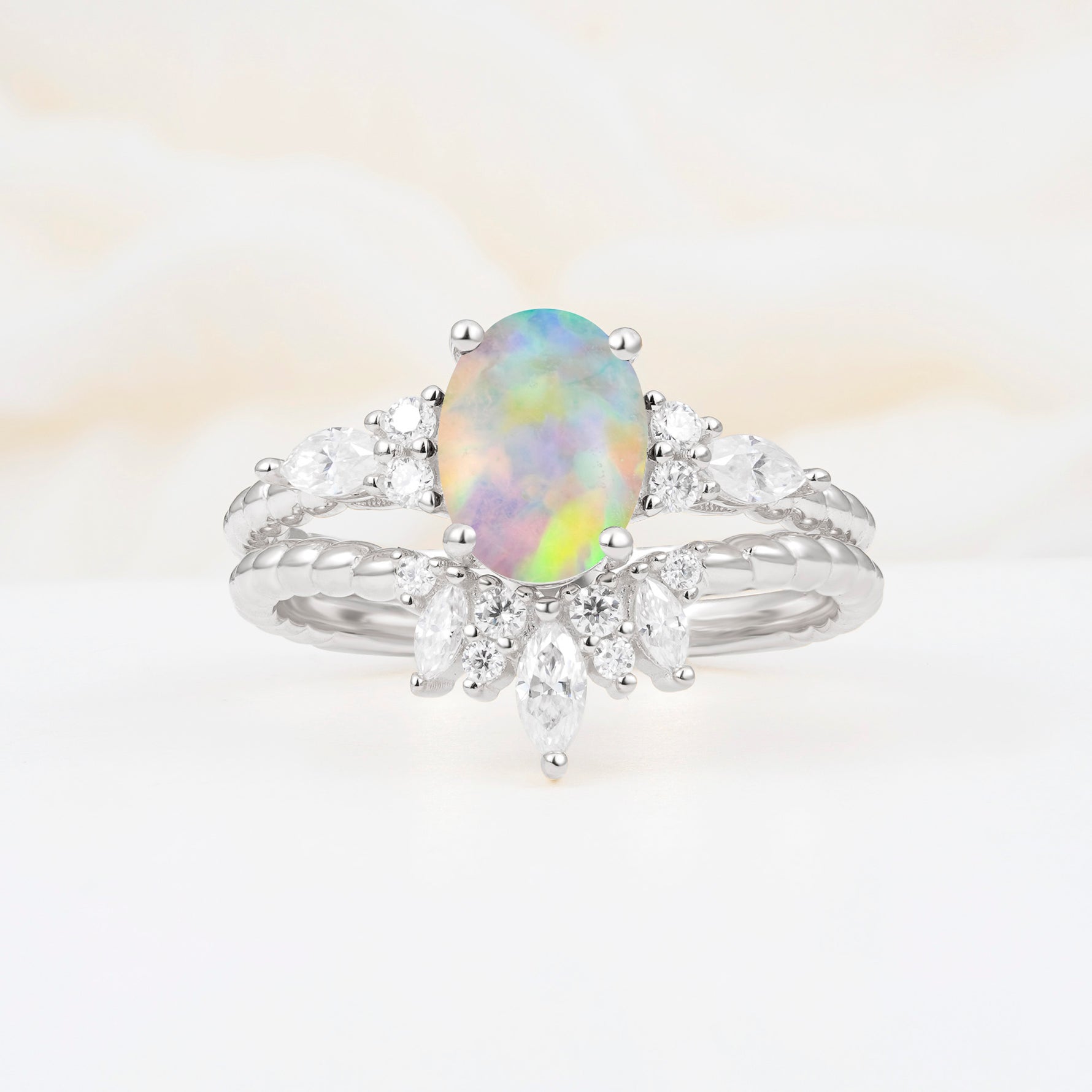 ML07064 Fire Opal Ring - Additional view