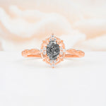 ML07068 Black Rutilated Quartz Ring - Additional view