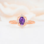 ML07068 Amethyst Ring - Additional view