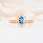ML07068 Aquamarine Ring - Additional view