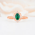ML07068 Emerald Ring - Additional view