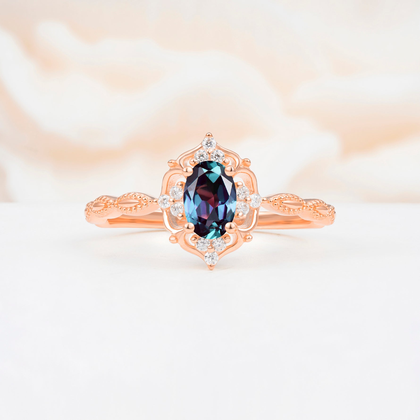 ML07068 Alexandrite Ring - Additional view