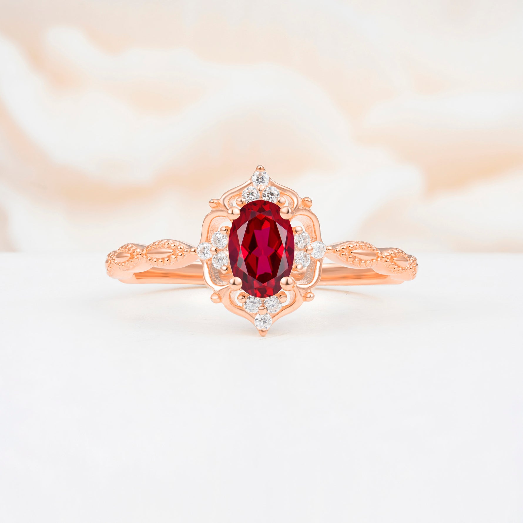 ML07068 Ruby Ring - Additional view