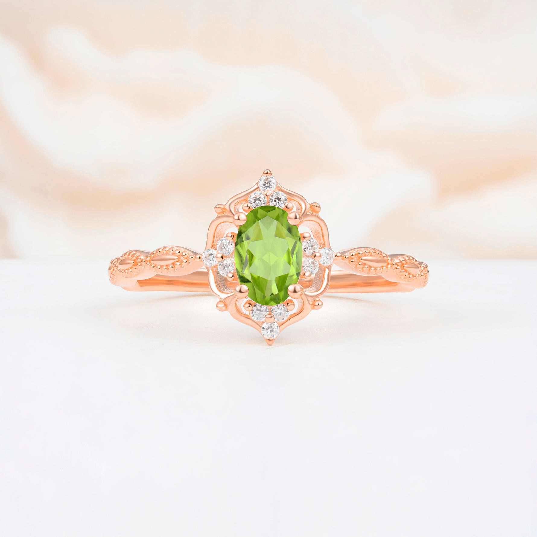 ML07068 Peridot Ring - Additional view
