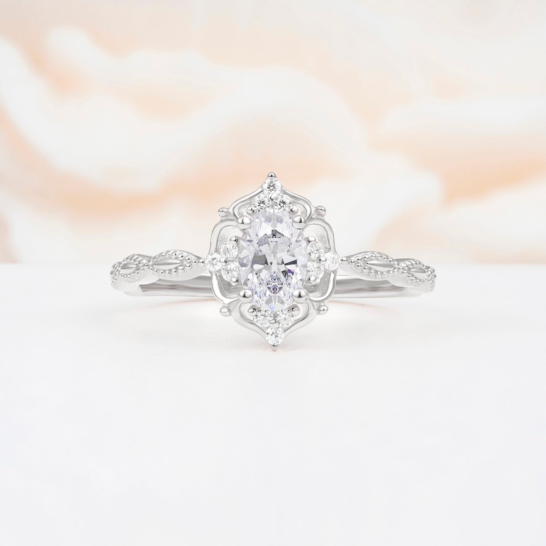 ML07068 Moissanite Ring - Additional view