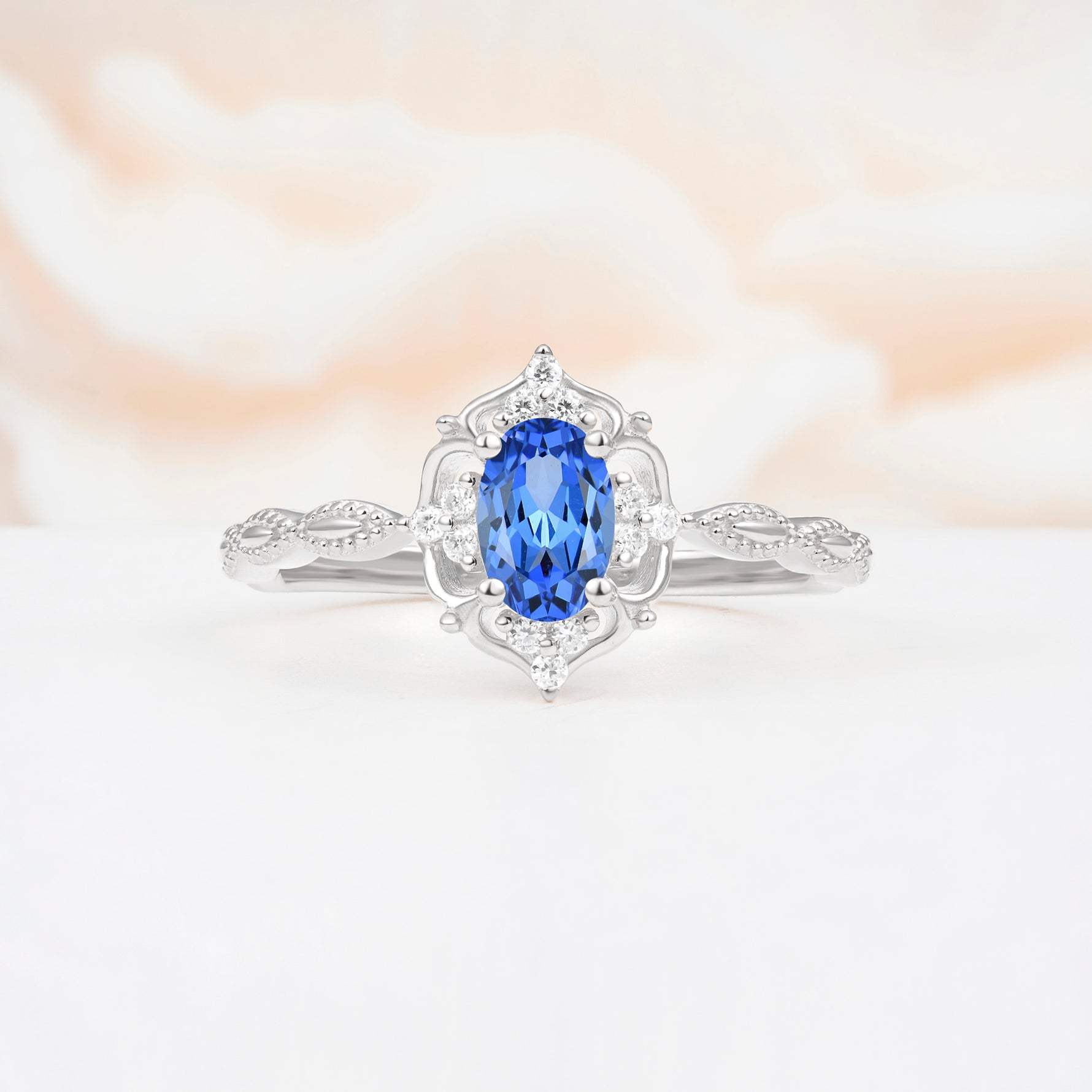 ML07068 Sapphire Ring - Additional view