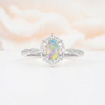 ML07068 Fire Opal Ring - Additional view