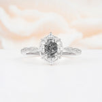 ML07068 Black Rutilated Quartz Ring - Additional view