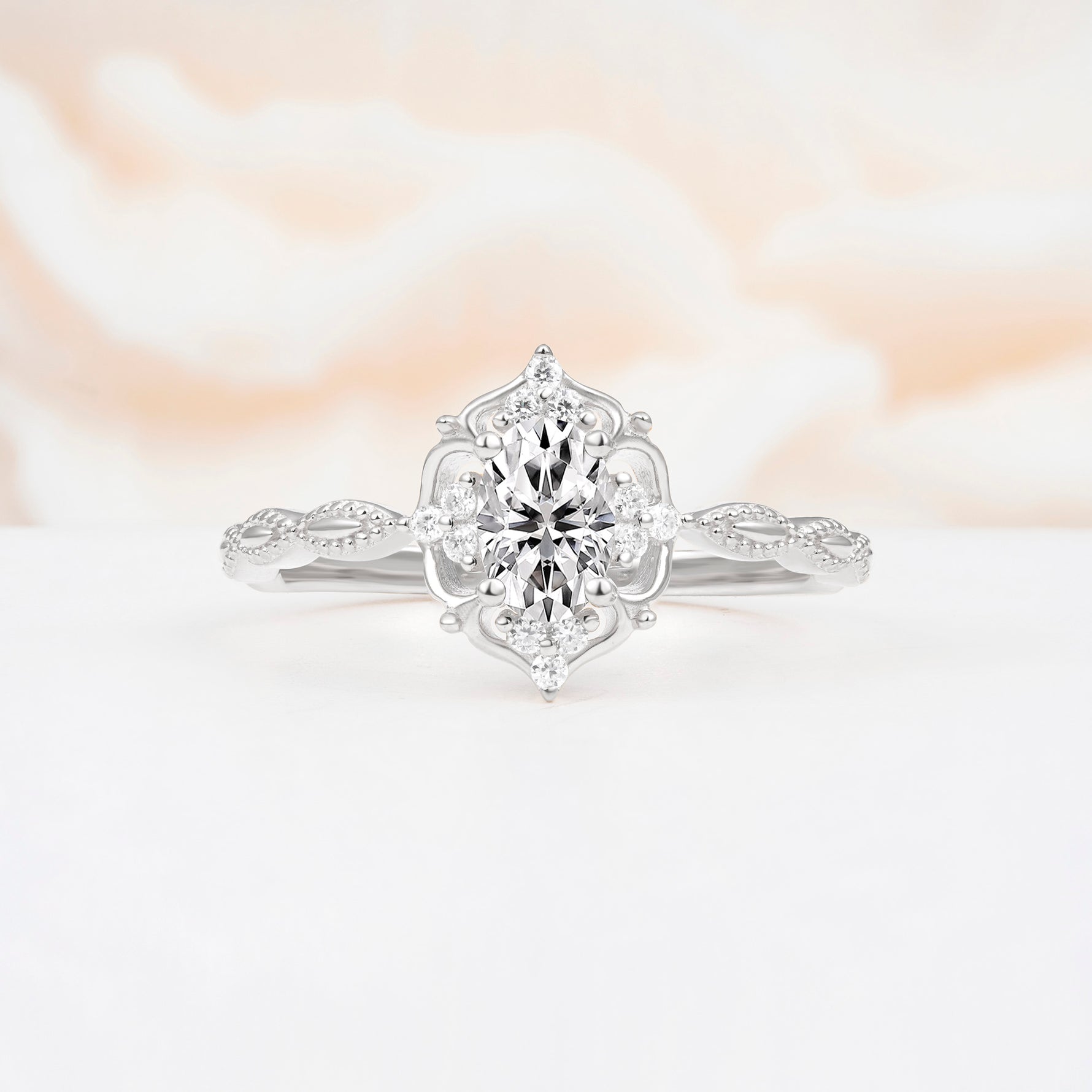 ML07068 Lab Diamond Ring - Additional view